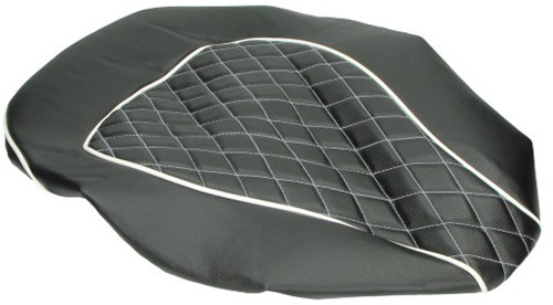 buddydek piaggio zip 2000 chesterfield zwart witte bies