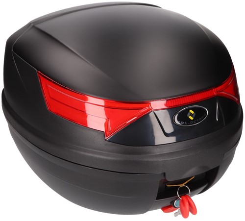 Topkoffer 101 Octane Universeel Scooter Rode Reflector 32L Afneembare Slede