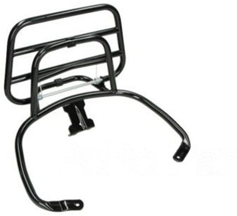 Achterdrager Klapdrager Vespa Primavera / Sprint / Vespa Elettrica Glans Zwart Replica