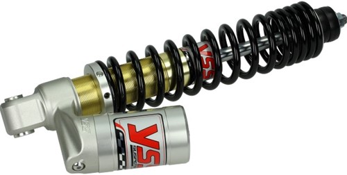 Schokbreker YSS G Serie Gasgevuld Vespa Primavera / Vespa Sprint 280mm Goud/Zwart