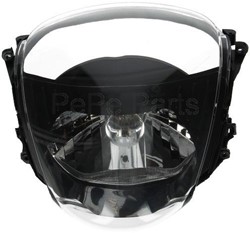 Koplampglas + Unit (+E-keur) Piaggio Zip 2000 2t / Zip 2000 4t Model Origineel