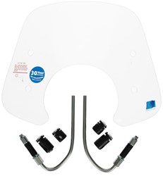 Windscherm Vespa Primavera + Montageset Laag Helder