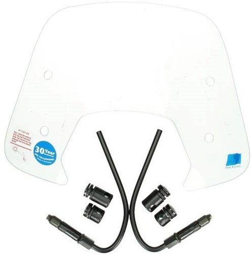 Windscherm Aplus Laag Vespa Sprint Transparant + Montageset