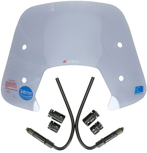 Windscherm Smoke (Made In EU) Vespa Sprint Laag Model Origineel Model + Bevestigings Set