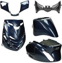 Kappenset Piaggio Zip 2000 Blauw Midnight EVO-1 met SP voorscherm 5-delig