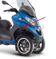 Voorspatbord (Rechts) Piaggio Mp3 Zwart Origineel 2b0007070000c5 (Zonder Knipperlicht Gat)-2