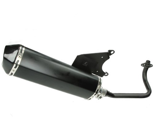 Uitlaat Jamarcol Vespa LX50 4t / Vespa S 4t / Primavera 4t / Sprint 4t / Piaggio Zip 2000 4t 2v Motoren (Jamarcol) zwart