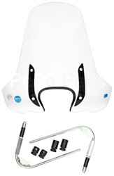 Windscherm Piaggio Liberty 4t V.a 2016 + Montageset Hoog helder