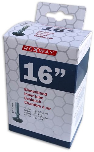 Fiets Binnenband 16inch 47/57-305 Autoventiel 40mm 