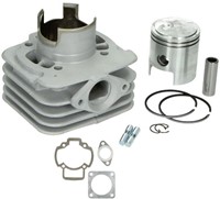 Cilinder 60cc Airsal Aprilia 2T / Derbi 2T / Piaggio 2T / Gilera 2T / Vespa 2T / Italjet 2T 46mm Luchtgekoeld Aluminium Nikasil-2