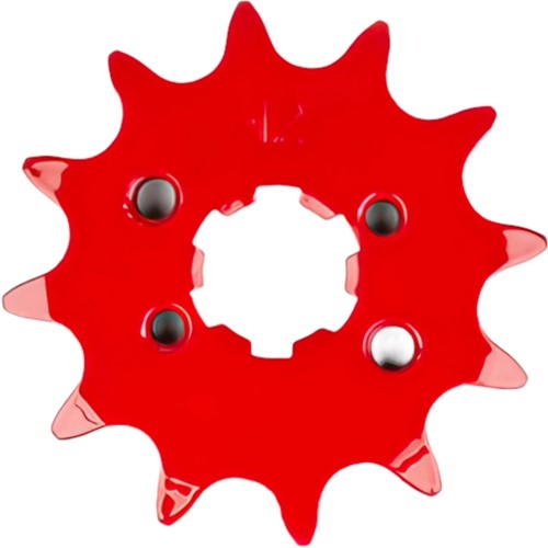 Voortandwiel 14T voor Aprilia / Gilera / Derbi Senda D50B0 / EBE / EBS - Rood