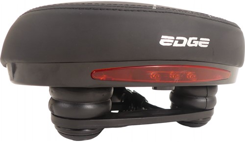 Edge Fiets zadel Veneto Incl. Oppakbeugel En Achterlicht Zwart-3