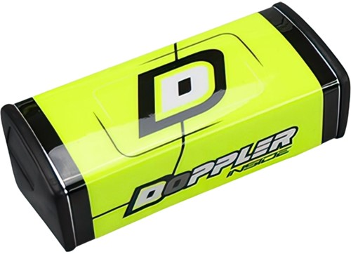 Stuurpad Doppler Fatbar Zwart / Fluor Geel - Voor 28mm sturen - Zonder Middenbeugel