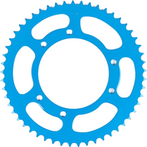 Achtertandwiel 53T Blauw voor Derbi-Senda 50 R X-Treme / Derbi-Senda 50 SM X-Treme / Rieju MRT 50 / MBK-X-Limit 50 / Rieju SMX / Rieju MRX 