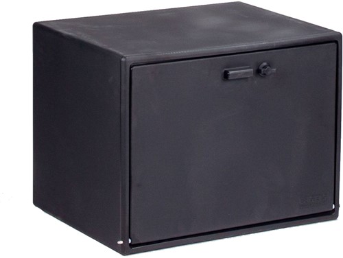 Pizza Bezorgkoffer Zwart 100Ltr Enkel Geisoleerd 560X438X440MM
