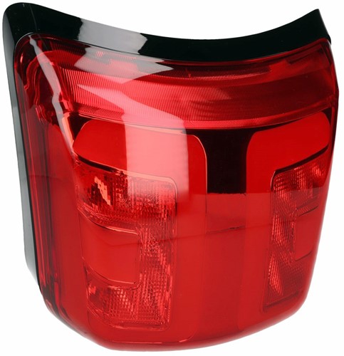Achterlicht Power1 Vespa Gts 250 / Vespa Gts 300 Glans Zwarte Rand Rood vanaf 2018 (Zonder Knipperlichten Ingebouwd)
