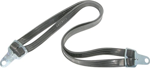 Snelbinder Bibia Rubber Met Vaste Asklem - Zwart - Lengte 77cm 