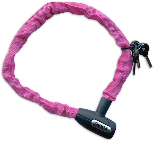 Fiets Kettingslot Lynx Cityline 85 cm x 5.5mm Roze