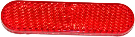 reflector achterspatbord vespa LX 50 / VespaS / LXV / piaggio fly / piaggio zip2000 rood origineel 58233R5