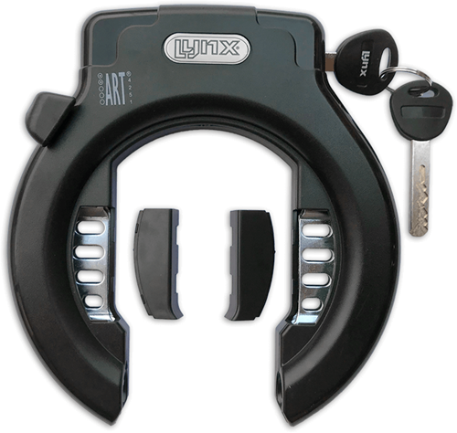 Fiets Ringslot Lynx ART-2 74mm Lazo Gehard staal zwart 
