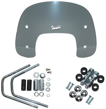 Windscherm Laag 27cm (Origineel) Vespa S 50 Origineel + Bevestiging 672305
