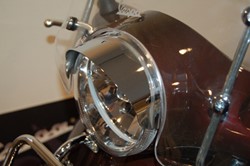 koplamprand / luifel vespa lx chroom