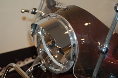 koplamprand / luifel vespa lx chroom