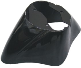 Voorspatbord Piaggio zip 2000 Glans Zwart