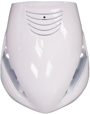 voorscherm piaggio zip 2000 / zip 2006 - 4t wit