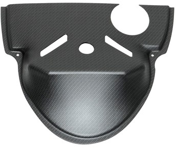 underseat piaggio zip 2000 2t / piaggio zip 2000 4t - carbon