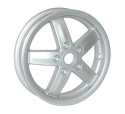 voorwiel vespa LX 50 / vespa LXV / vespaS origineel zilver 58579r