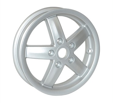 voorwiel vespa LX 50 / vespa LXV / vespaS origineel zilver 58579r