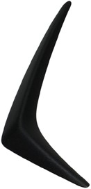 Voorscherm Stootrand Links Piaggio NEW Fly Na 2012 Zwart 673073000C