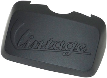 afdekkap achterdrager vespa lx / lxv / vespa s mat zwart