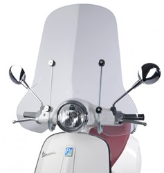 Windscherm Hoog Vespa Primavera / Vespa Elettrica + Bevestiging Set Hoogte 73cm Origineel 1b001042