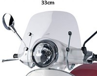 Windscherm Vespa Primavera + Montageset Laag Helder 33cm Origineel 1b000811-2