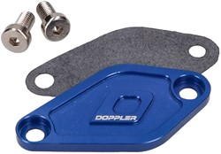 Oliepompdeksel CNC Doppler Blauw Aprilia RX 50 / Aprilia MX 50 / Beeline SMX 50 / Beta RR 50 / Beta RR 50 Enduro / Beta RR 50 / CPI Supercross SX 50 / MBK X-Limit 50 Enduro / Motorhispania Furia 50 /