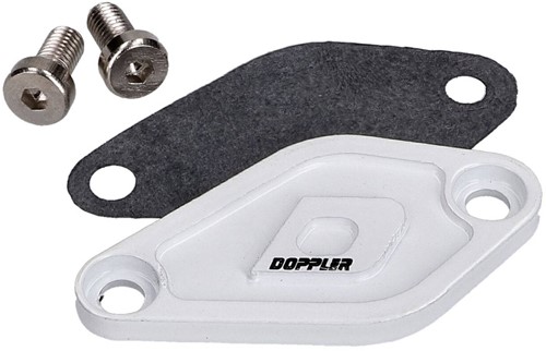 Oliepompdeksel CNC Doppler Wit Aprilia RX 50 / Aprilia MX 50 / Beeline SMX 50 / Beta RR 50 / Beta RR 50 Enduro / Beta RR 50 / CPI Supercross SX 50 / MBK X-Limit 50 Enduro / Motorhispania Furia 50 / Mo