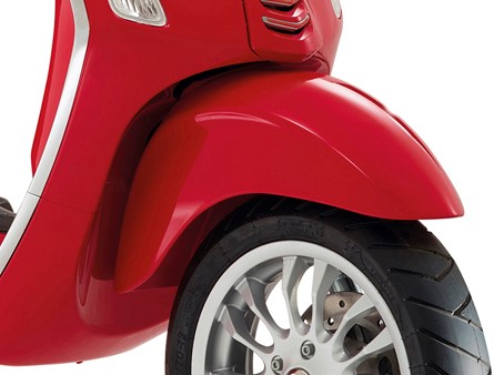 voorspatbord vespa primavera / sprint rood dragon 894 origineel 67364400r7