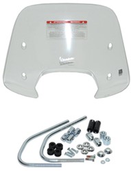 windscherm laag + bevestiging set vespa sprint 34cm helder origineel 1b001027