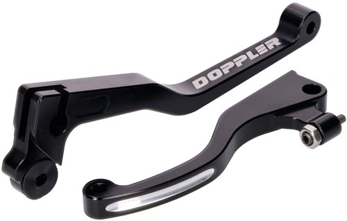 Remgreep set Doppler Zwart Derbi Senda 50 DRD Pro / Derbi Senda SM DRD Pro / Derbi Senda DRD Evo