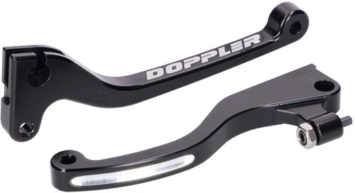 Remgreep set Doppler Zwart Rieju MRT 50 V.a 2013 T/m 2017 / Rieju MRT 50 Racing / Rieju MRT 50 Cross 