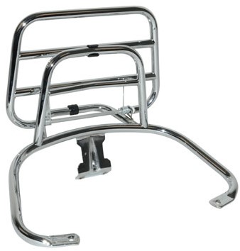 achterdrager opklapbaar vespa lxv / vespa lx / vespa S chroom origineel 656106
