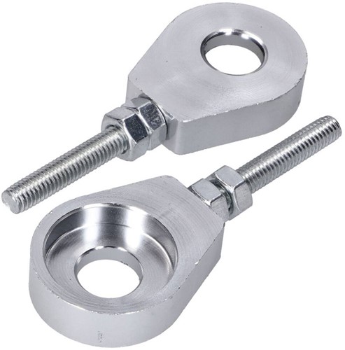 Kettingspanner Zilver 12mm Puch Maxi / Honda Mb / Honda Mt 5 / Tomos A3 / Universeel bromfiets