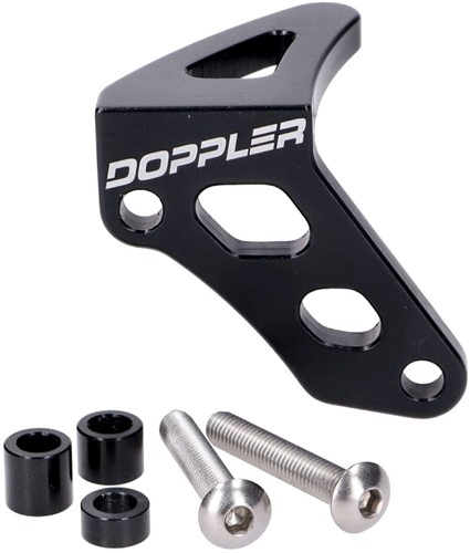 Koppelingskabel bevestigingsplaat Doppler voor Minarelli AM6 Zwart