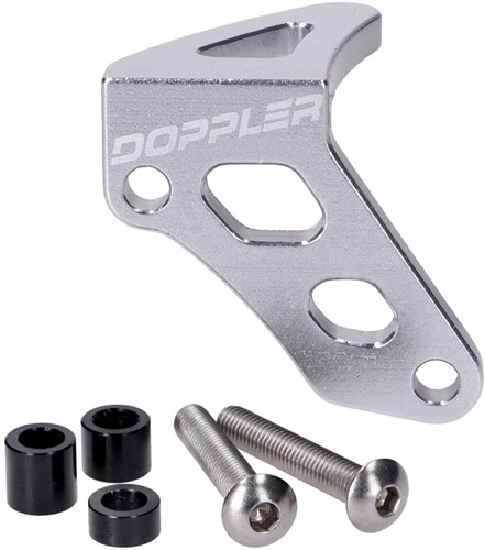 Koppelingskabel bevestigingsplaat Doppler voor Minarelli AM6 Zilver