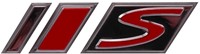 Embleem Sticker Beenschilddeksel Vespa Sprint Sport v.a 2017 Rood Origineel 2h001928-2