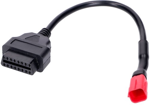 Kabelboom OBD2 Stekker Vespa Sprint / Vespa Primavera [Voor Euro4 & Euro5 modellen] 6 Pins Stekker