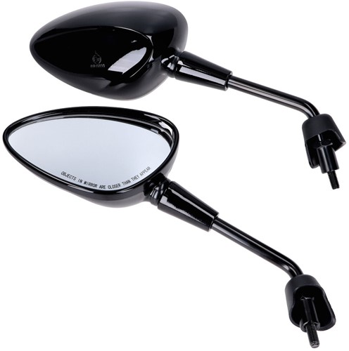 Spiegelset Glans Zwart Piaggio Zip 50 4T / Vespa Primavera / Sprint / Vespa Elettrica Model Origineel