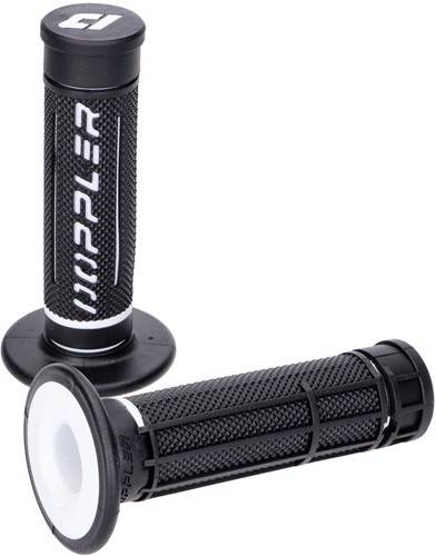 Handvatset Doppler 3D Zwart / Wit Universeel Scooter - Brommer